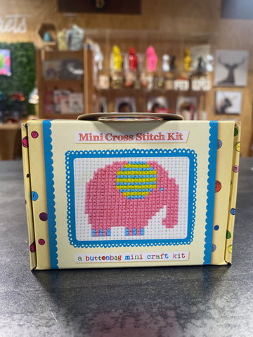 Button bag Crafts - Mini Cross Stitch Kit