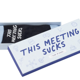 Boxed Socks - This Meeting Sucks