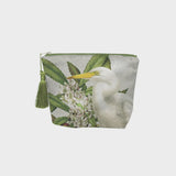 Birds & Botanicals Heron Velvet Cosmetic Bag
