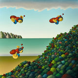 Busy Bees - Mini Notecard