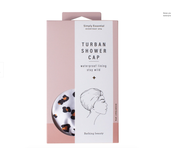 Turban Shower Cap Stay Wild Brandland