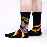 Men's Crew Socks - Secret Powers Cat