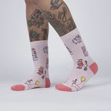 Women's Crew Socks - Dog Nouveau