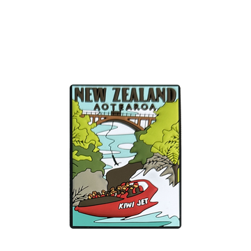 Silicone New Zealand Magnet -Southern Jet Boat