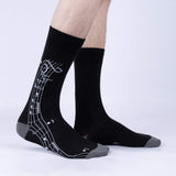 Men's Crew Socks - Music Is My Forte