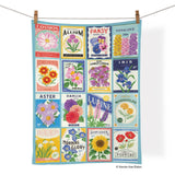 Seed Packets 100% Cotton Tea Towel