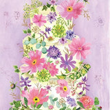 Floral Wedding Cake - Wedding Card