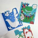 Dinosaur - Colouring Book With Stickers