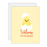 Welcome - Baby Chick - Card