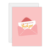 A Little Note To Say A Big Thank You - Card