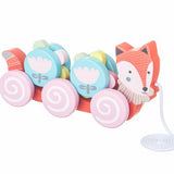 Wooden Pull Along - Fox