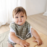 Classic Bib - Khaki Gingham