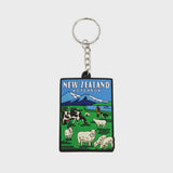 NZ Farming - Silicon Keyring