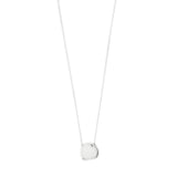Presence Coin Necklace Silver - Plated