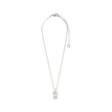 Fire Necklace 2-In-1 Set - Silver Plated
