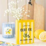 Olive Oil Tin Shaped Vase