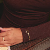 Nova Orbit Bangle Gold
