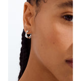 Trust Hoop Earrings - Silver Plated