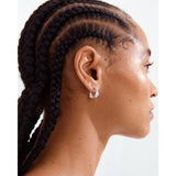 Trust Hoop Earrings - Silver Plated