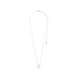 Iris Necklace Silver - Plated