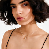 Iris Necklace Silver - Plated