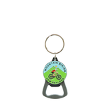 Bottle Opener Keyring - Mountain Biking