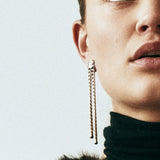 Melted Earrings Steel
