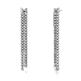 Melted Earrings Steel