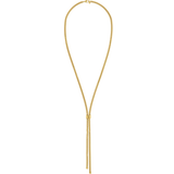 Melted Necklace Y Gold