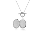 Behold Locket Necklace Steel