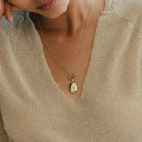 Behold Locket Necklace Gold