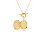 Behold Locket Necklace Gold