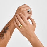 Prism Rings 2-In-1 Set - Silver Plated