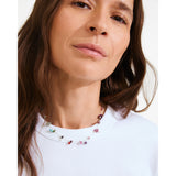Here Necklace - Silver Plated/Multi