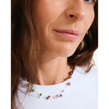 Here Necklace - Silver Plated/Multi