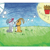 I'm Hungry / love card