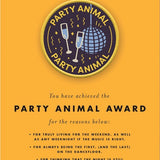 Patch Card - Party Animal