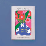 Thanks a Bunch Pkt Of 8 - Thank You Notecards