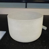 Crystal Singing Bowl 8cm/w Rubber Mallet - Note F Heart