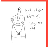 Lovely & Old Boy - Card