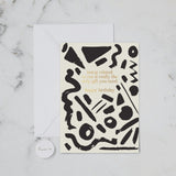 HB Black & White Foil - Card