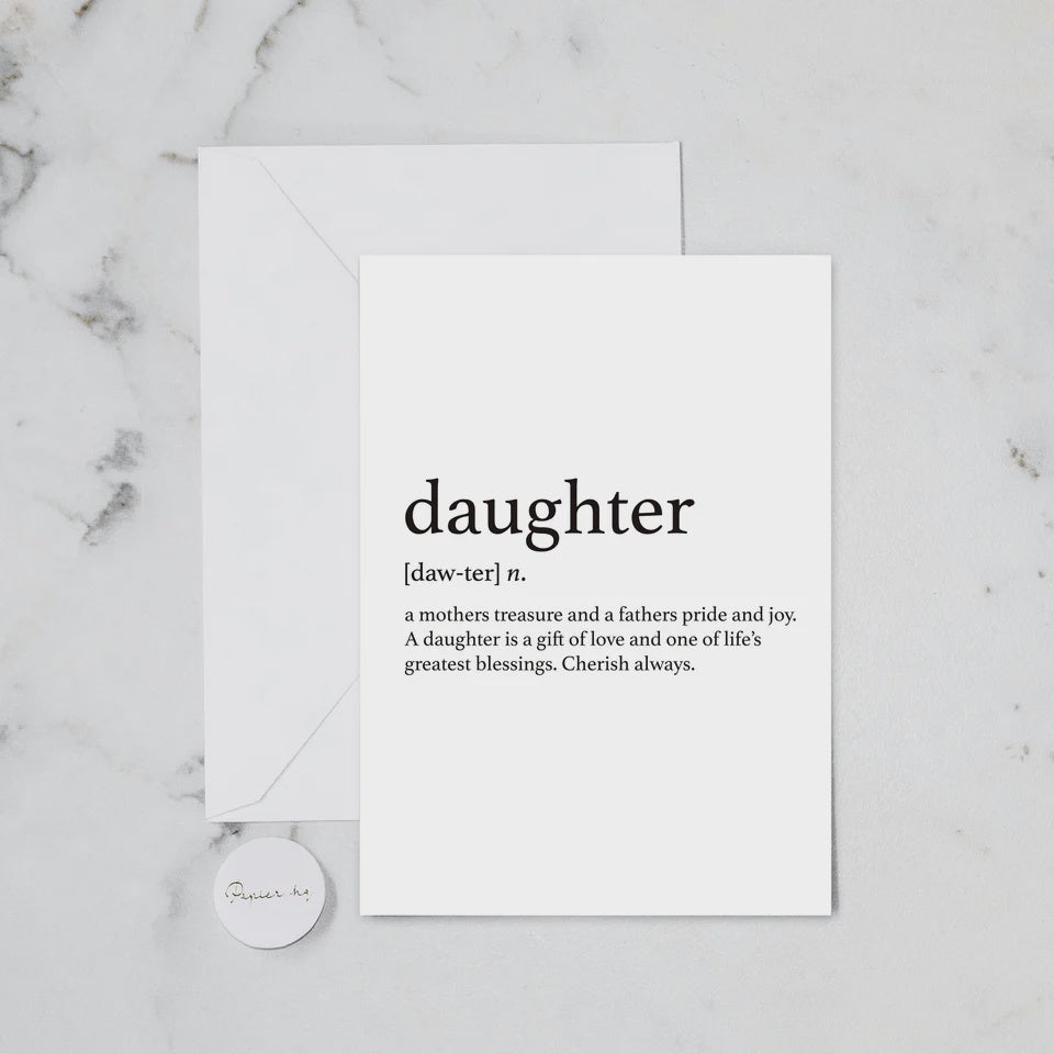 Daughter Definition - Card – Brandland