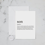 Son Definition - Card