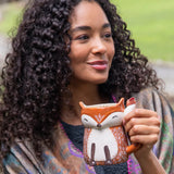Folk Mug - Cozy Fox
