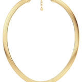 Herringbone Necklace L Gold