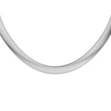 Herringbone Necklace L Steel