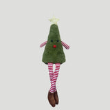Sitting Christmas Tree with Candy Cane Legs