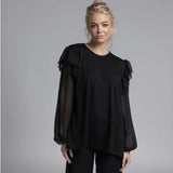 Merino Dolce Top Black