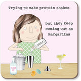 Rosie Made A Thing - Protein Shakes - Coaster