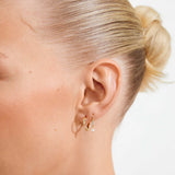 Morin Earrings 2-In-1 Set, Gold-Plated